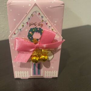 Vanilla Soap with Box with Pink and Gold Accents